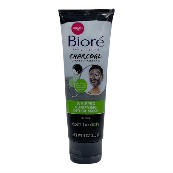 3 Pack Bioré Whipped Purifying Detox Mask 4 oz Oil Free De-Stress Hypoallergenic - Picture 2 of 5